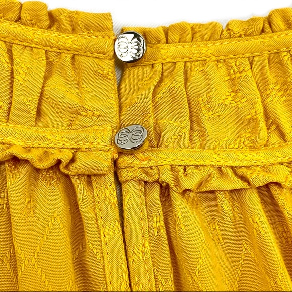 Jacquard Sleeveless Top Turmeric Cynthia Stephe Xl - Picture 14 of 14